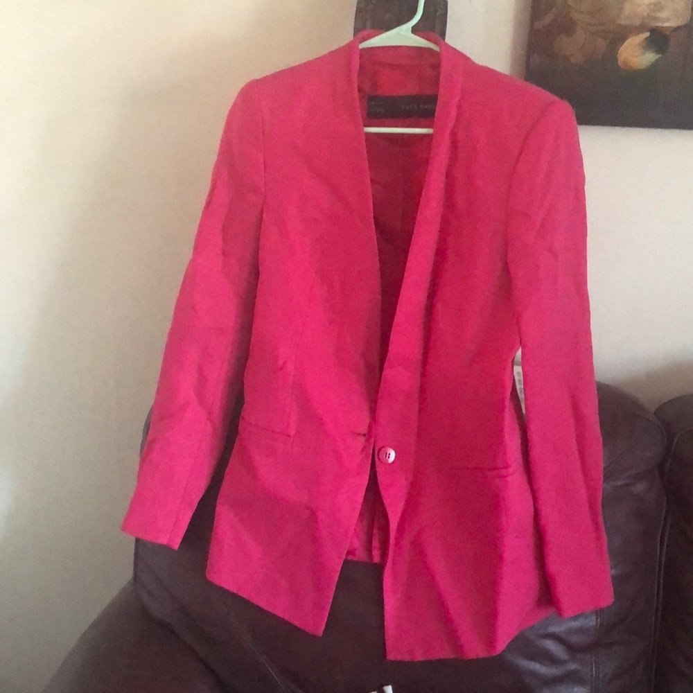 Zara blazer one button